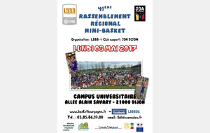 Rassemblement régional mini-basket 8 mai 2017 à Dijon