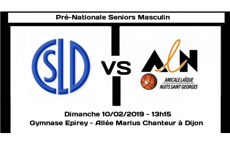Prochain match en prénationale le 10 février au CSLD