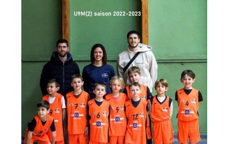Nouveau jeu de maillots pour les U9M-2